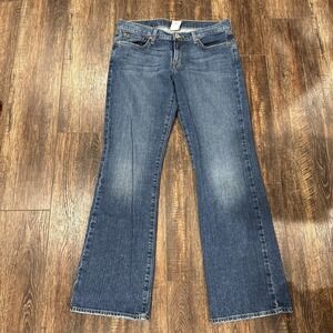 Vintage Lucky Denim Women's Jeans Red Tag Dungarees SZ 29 Mid Rise Flare Y2K